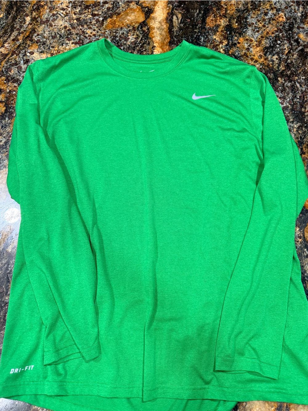 Nike Bright Green Dri-FIT shirt
